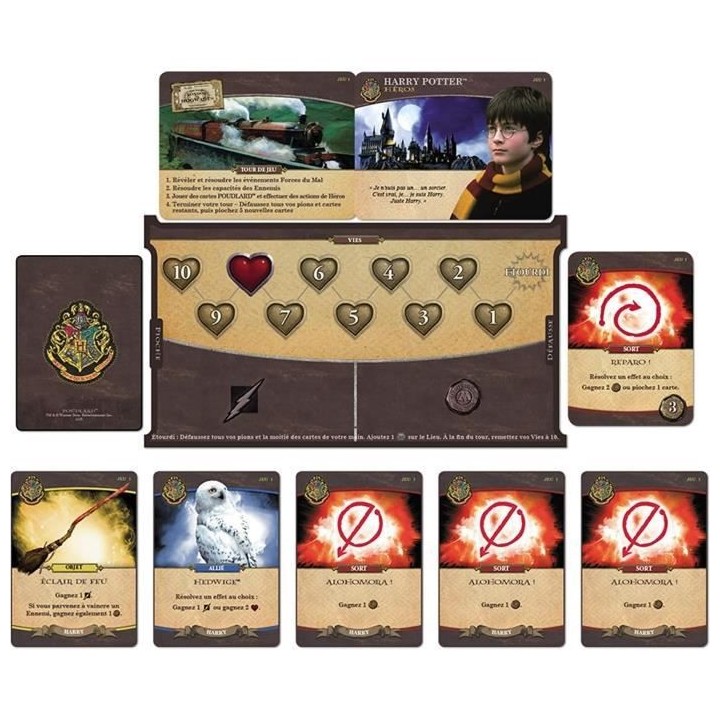 HP : Bataille a Poudlard - Asmodee - Jeu de société