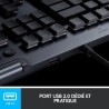 Clavier Gaming - Sans fil - LOGITECH G - G815 LIGHTSPEED - Switch TACTILE - Carbon