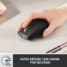 Souris sans fil - Logitech - MX Anywhere 3 - Ergonomique - Bluetooth - USB - Graphite