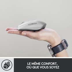 Souris sans fil - Logitech - MX Anywhere 3 - Ergonomique - Bluetooth - USB - Graphite