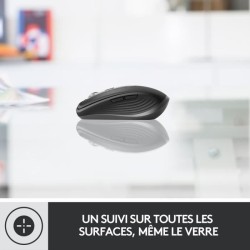 Souris sans fil - Logitech - MX Anywhere 3 - Ergonomique - Bluetooth - USB - Graphite