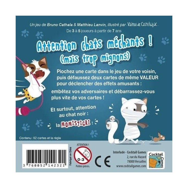 Cocktail Games | Crazy Mistigri | Jeu de société | a partir de 7 ans