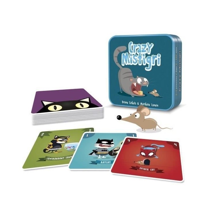 Cocktail Games | Crazy Mistigri | Jeu de société | a partir de 7 ans