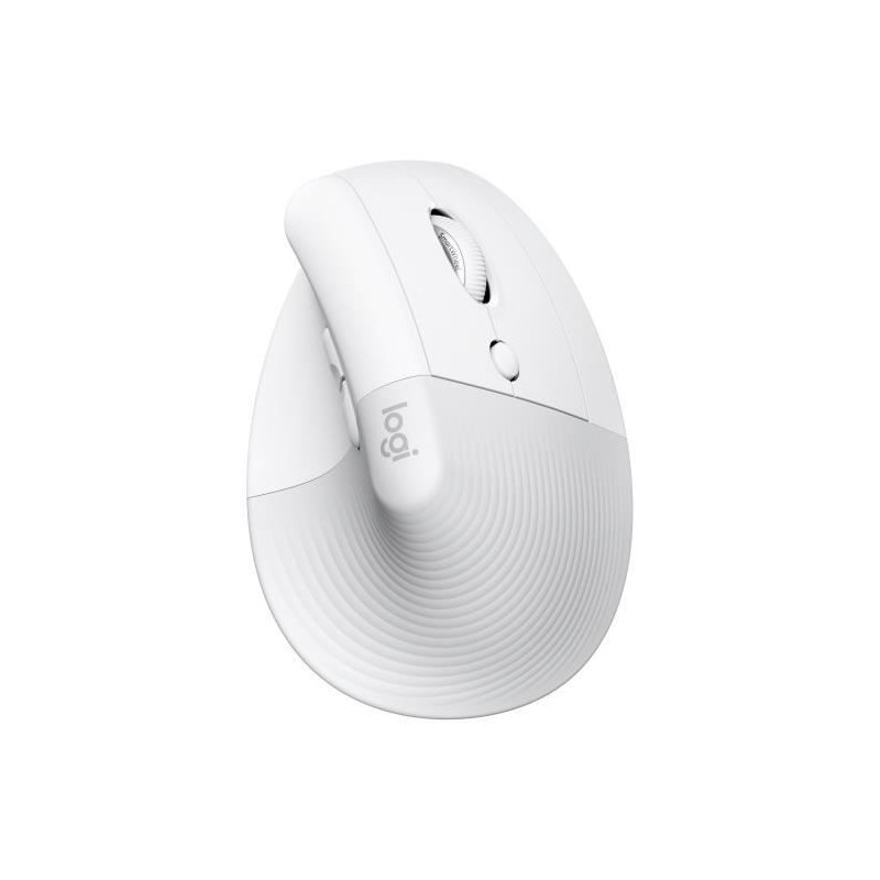 Logitech - Souris Lift pour Mac - Ergonomique sans fil - Blanc