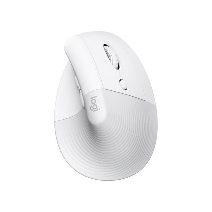 Logitech - Souris Lift pour Mac - Ergonomique sans fil - Blanc