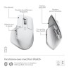 Logitech - Souris sans fil Ergonomique - MX Master 3S pour Mac - Gris Pâle