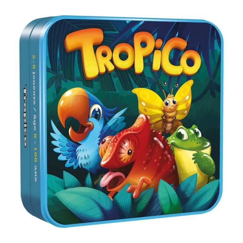 Cocktail Games | Tropico | Jeu de société | a partir de 8 ans | 2 a 8 joueurs | 15 minutes