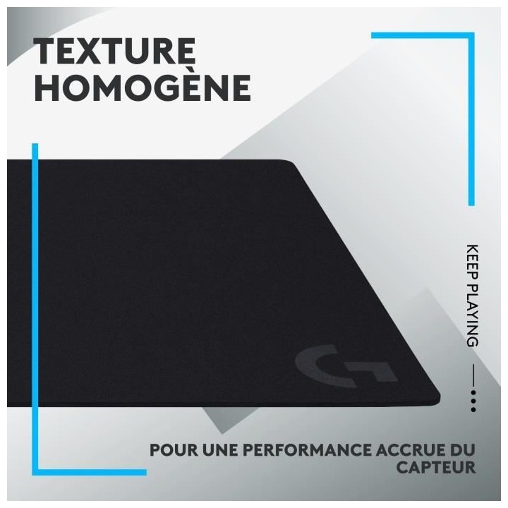 Tapis de souris gaming - LOGITECH - G840 - Noir