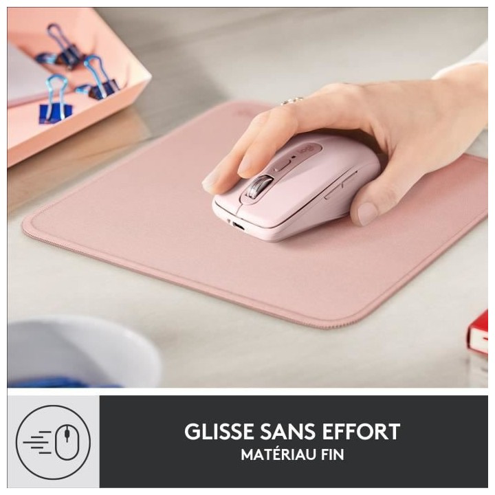 Tapis de souris durable - Logitech - Série Studio - Glissement facile