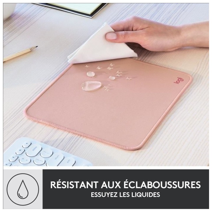 Tapis de souris durable - Logitech - Série Studio - Glissement facile