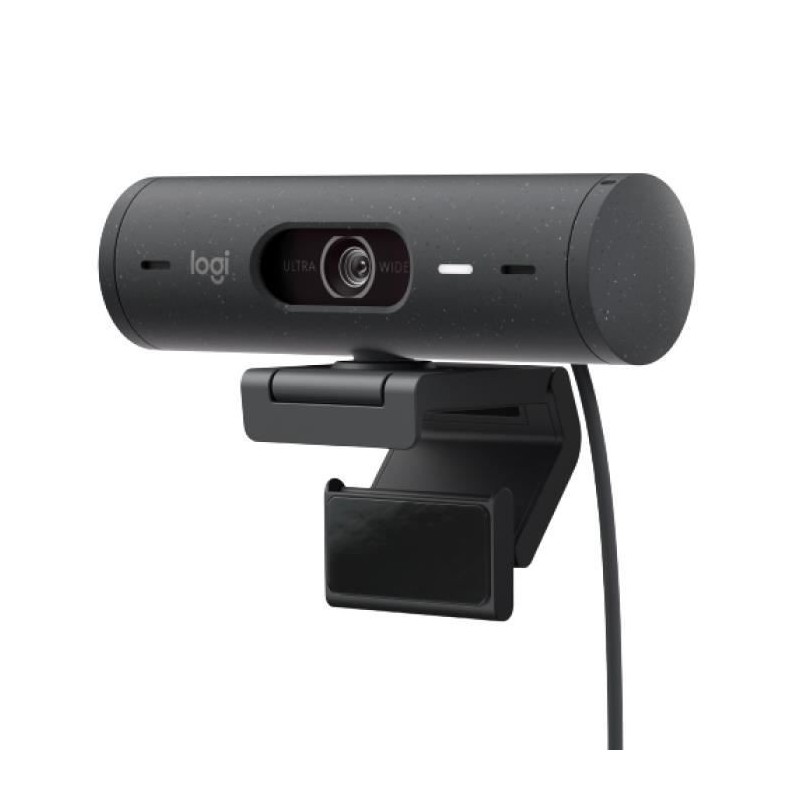 Logitech - Brio 500 Webcam HD avec Expo Auto - Graphite