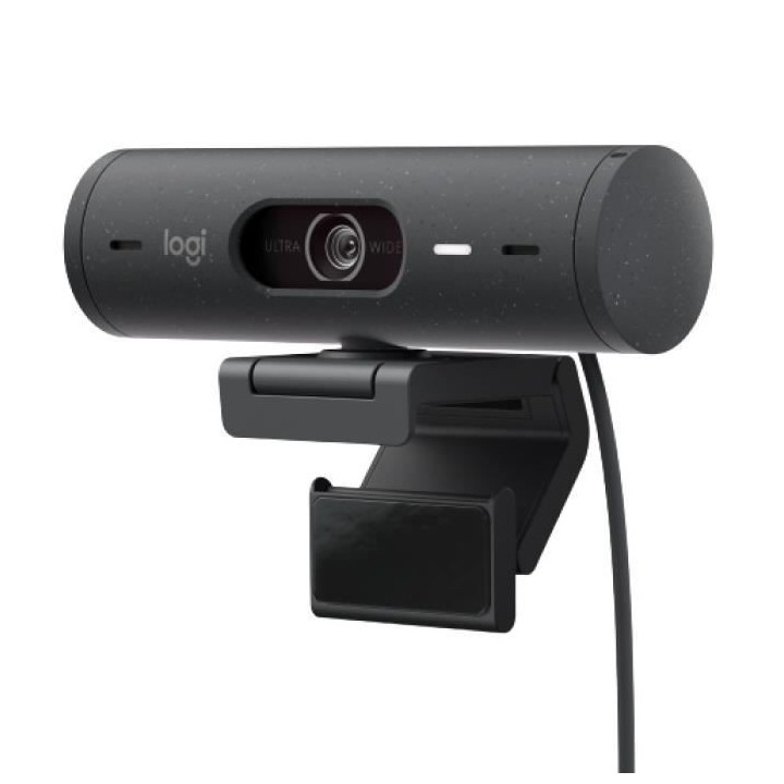 Logitech - Brio 500 Webcam HD avec Expo Auto - Graphite
