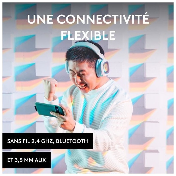 Casque Gaming sans fil - ASTRO - A30 - Pour PS, PC, Mobile - Blanc