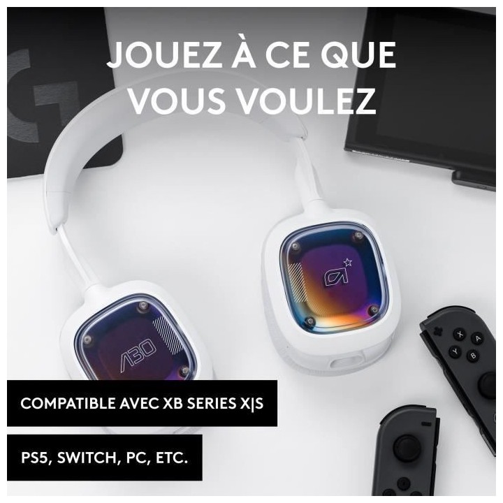 Casque Gaming sans fil - ASTRO - A30 - Pour XBOX, PC, Mobile - Blanc