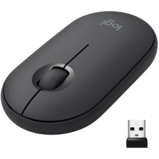 Souris sans fil - Logitech - M350 Pebble - Bluetooth - silencieuse - N