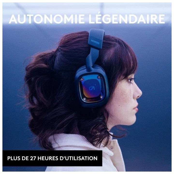 Casque Gaming - ASTRO - A30 - Pour PS, PC, Mobile - Bleu marine