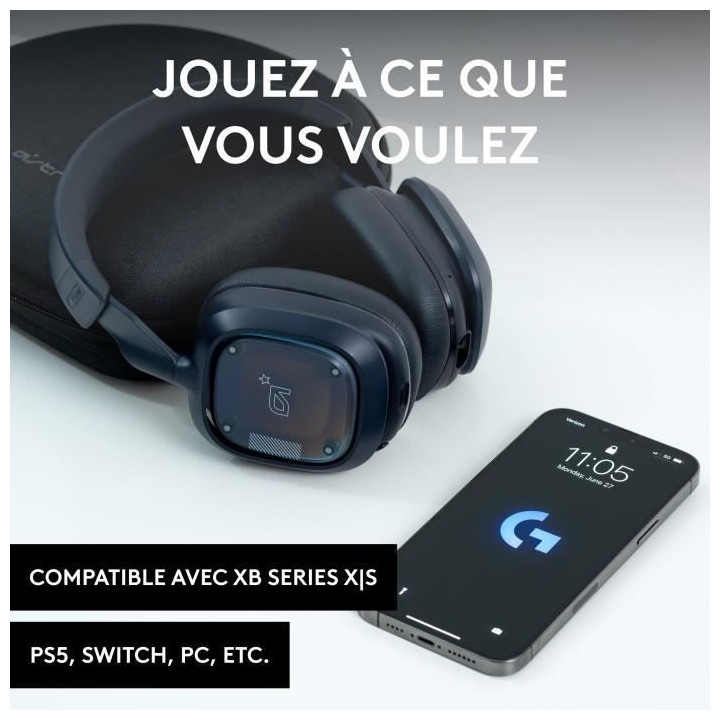 Casque Gaming sans fil - ASTRO - A30 - Pour XBOX, PC, Mobile - Bleu ma