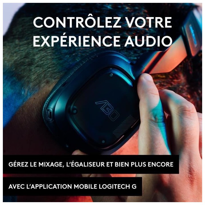 Casque Gaming sans fil - ASTRO - A30 - Pour XBOX, PC, Mobile - Bleu ma