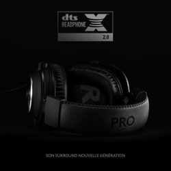 Casque Gaming filaire - LOGITECH - G PRO X - avec micro - Noir