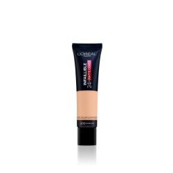 Fond de Teint L'OREAL PARIS Infaillible 24H Matte Cover Haute Couvrante Matifiant/Léger 200 Sable Doré