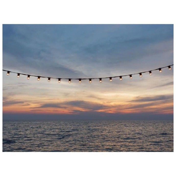 LINK ME LIGHT Guirlande lumineuse connectable - 10 ampoules - douille