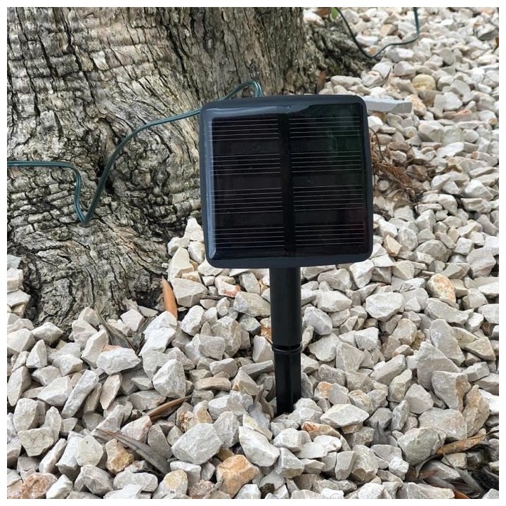 LUMI JARDIN Guirlande lumineuse Skinny Solar en cuivre - 100 micro LED