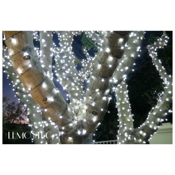 LUMI JARDIN Guirlande lumineuse solaire Yogy Solar - Lumiere blanc fro