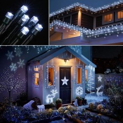 LUMI JARDIN Guirlande lumineuse solaire Yogy Solar - Lumiere blanc froid solaire - 400 LED - 3,3m