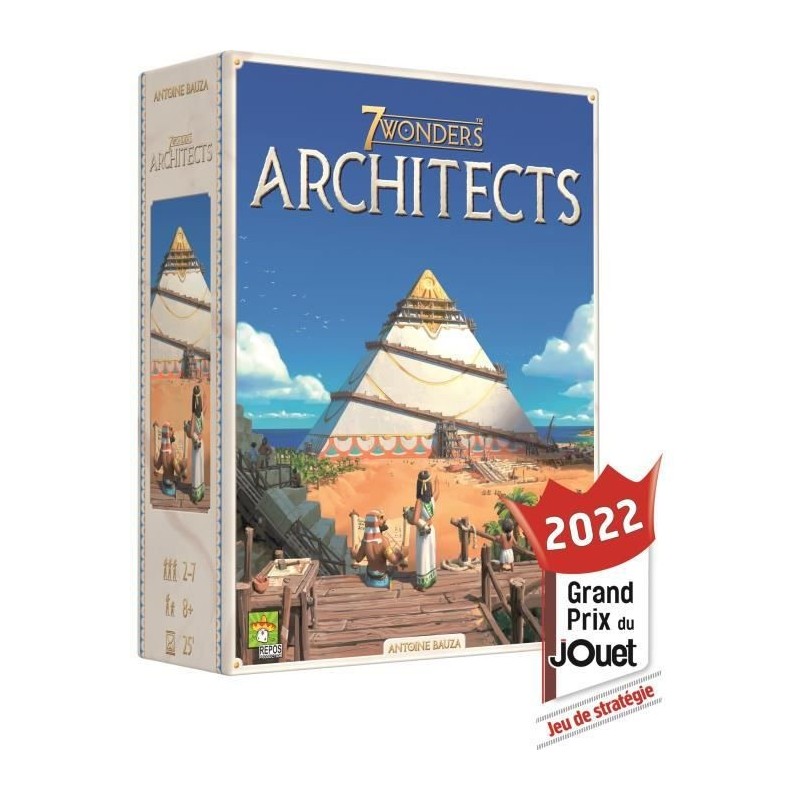 ASMODEE - 7 Wonders : Architects - Age: 8+ - Nombre de joueurs: 2-7 - Mixte - 25 minutes