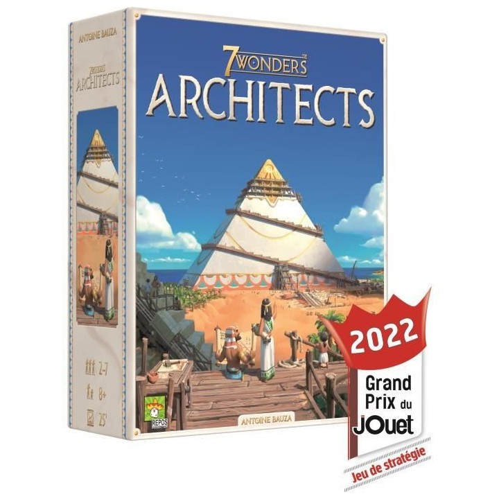 ASMODEE - 7 Wonders : Architects - Age: 8+ - Nombre de joueurs: 2-7 -