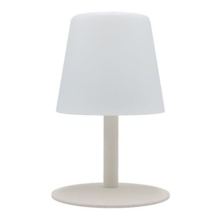 STANDY MINI CREAM Lampe de table sans fil avec pied en acier creme - b