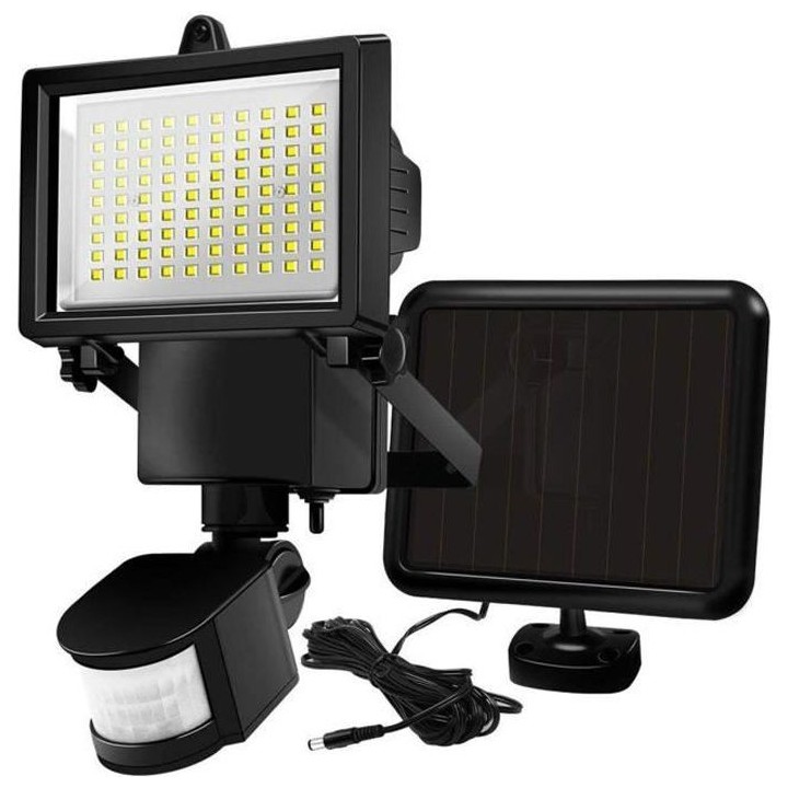 LUMI JARDIN Projecteur solaire Cooper Black - H 22 cm - Noir