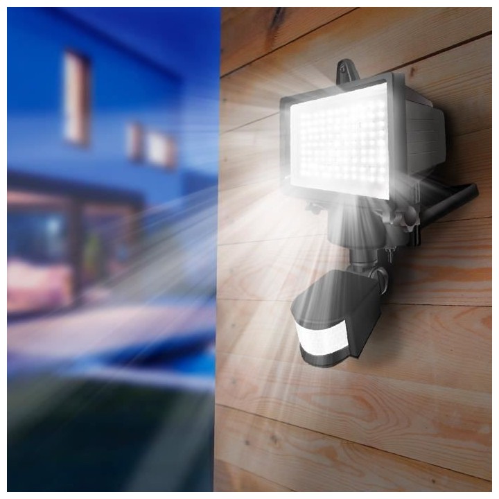 LUMI JARDIN Projecteur solaire Cooper Black - H 22 cm - Noir