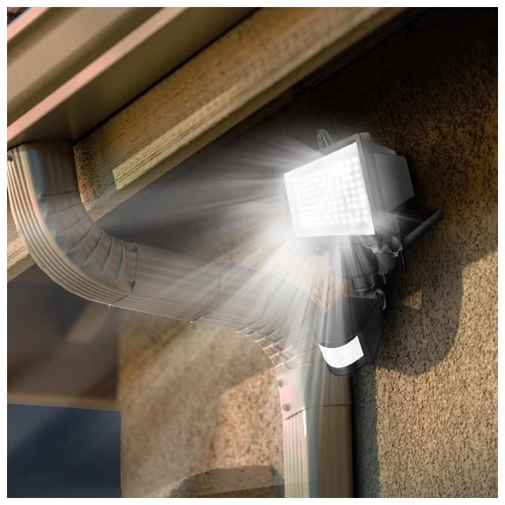 LUMI JARDIN Projecteur solaire Cooper Black - H 22 cm - Noir