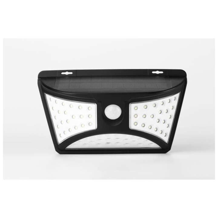 Projecteur solaire applique murale forme arrondie design eclairage pui