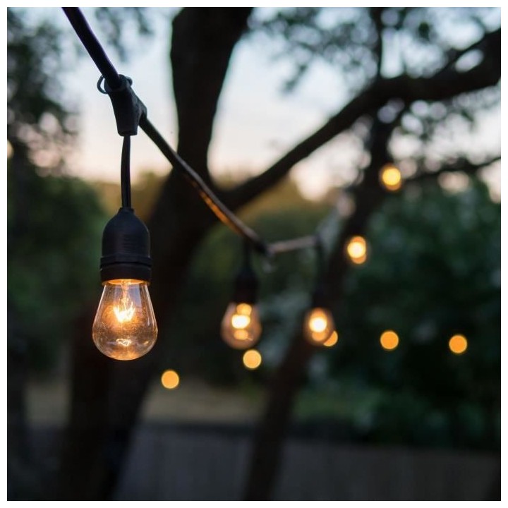 MAFY LIGHT Guirlande lumineuse a ampoules - douille E27