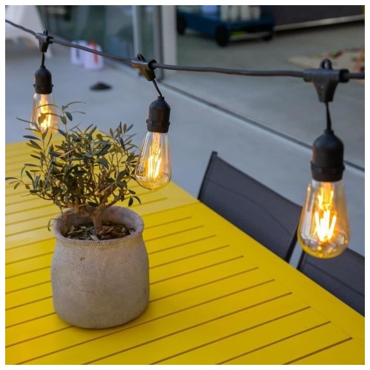 MAFY LIGHT Guirlande lumineuse a ampoules - douille E27