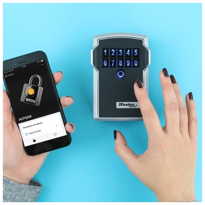 MASTER LOCK Boite a clés Bluetooth sécurisée - Format L - Coffre a