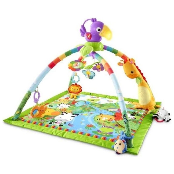 Fisher-Price - Tapis de la Jungle - Tapis d'éveil - Des la naissance