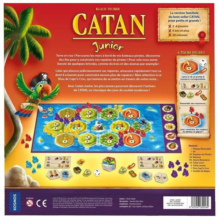 Kosmos | Catan : Junior | Jeu de société | a partir de 6 ans | 2 a 4