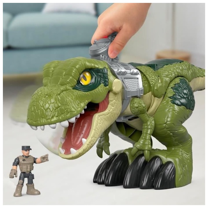 Fisher Price - Imaginext Jurassic World Redoutable T-Rex Méga Mâchoi