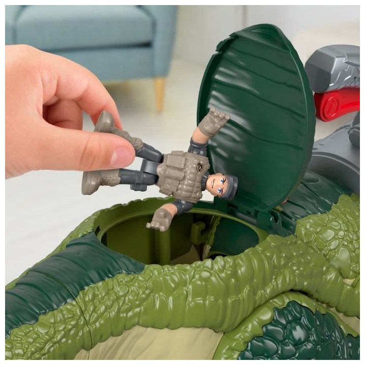 Fisher Price - Imaginext Jurassic World Redoutable T-Rex Méga Mâchoi