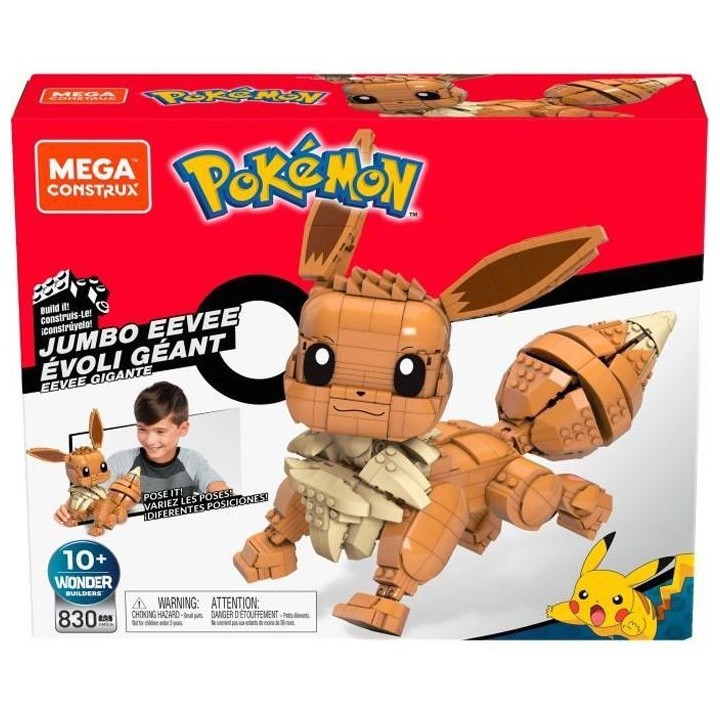 Mega Construx - Pokémon - Evoli Géant - jouet de construction - 7 an