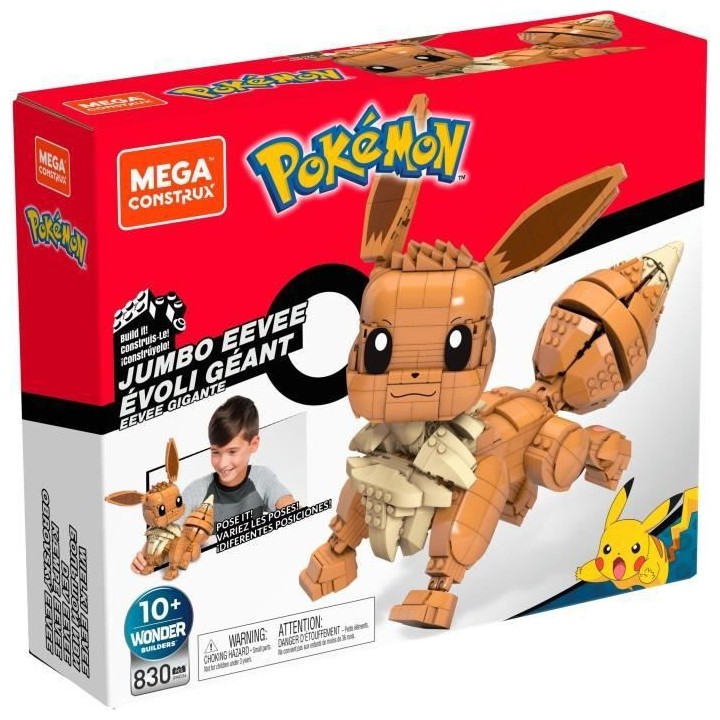 Mega Construx - Pokémon - Evoli Géant - jouet de construction - 7 an