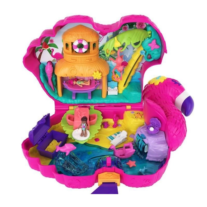 Polly Pocket - Flamant Surprises - Poupée Mini-Univers