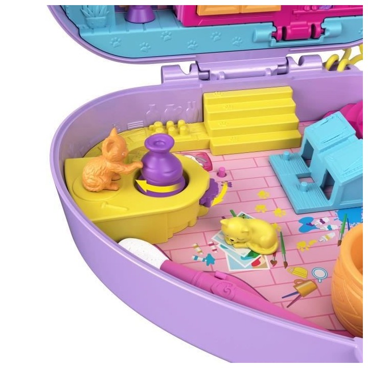 POLLY POCKET - Coffret Atelier De Peinture - poupée mini-univers - 4