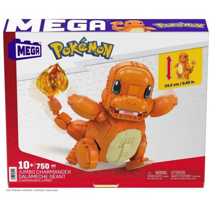 Mega Construx - Pokémon - Salameche Geant - jouet de construction - 7