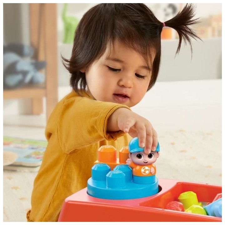 Mega Bloks - Tourni Wagon - jouet de construction - 1er age - 12 mois