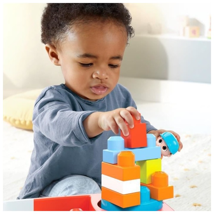 Mega Bloks - Tourni Wagon - jouet de construction - 1er age - 12 mois