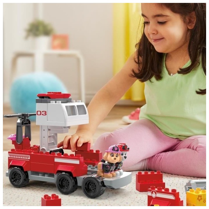 Mega Bloks - Super Camion De Pompier Pat' Patrouille - Briques de cons